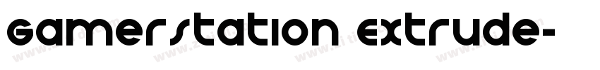 GamerStation Extrude字体转换